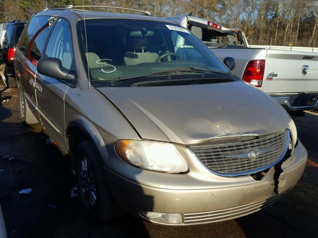 2C8GP64LX3R174393 - 2003 CHRYSLER TOWN & COU GOLD photo 1