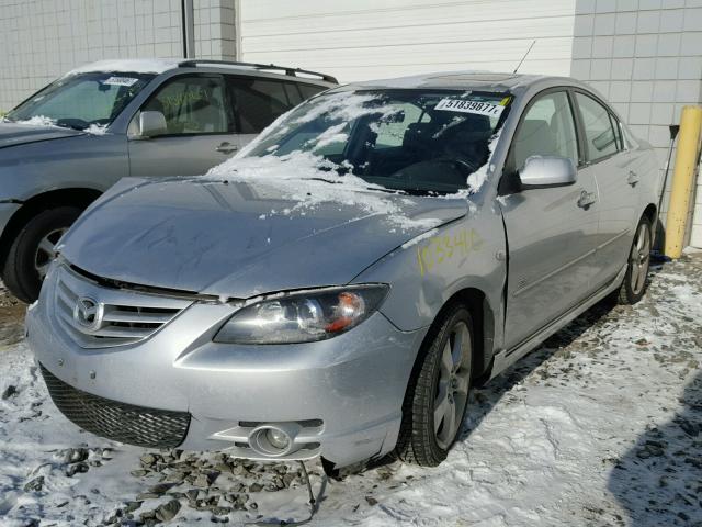 JM1BK323461494961 - 2006 MAZDA 3 S GRAY photo 2