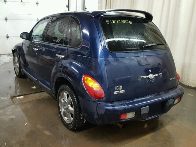 3C8FY68894T256371 - 2004 CHRYSLER PT CRUISER BLUE photo 3