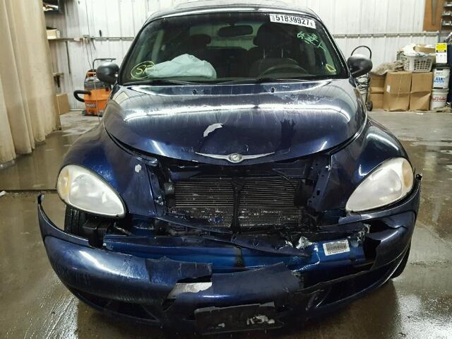 3C8FY68894T256371 - 2004 CHRYSLER PT CRUISER BLUE photo 9