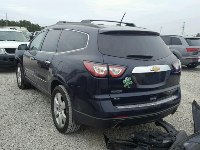 1GNKVJKD9FJ131051 - 2015 CHEVROLET TRAVERSE L BLUE photo 3