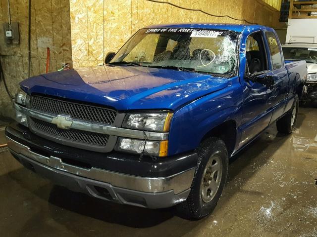 2GCEK19V531267468 - 2003 CHEVROLET SILVERADO BLUE photo 2