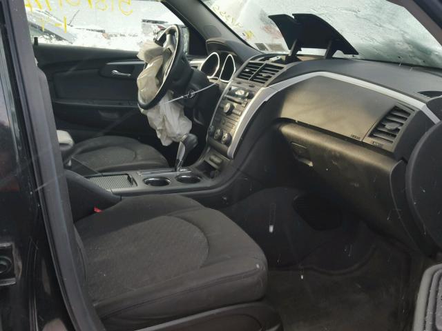 1GNKVGED5BJ145649 - 2011 CHEVROLET TRAVERSE L BLACK photo 5