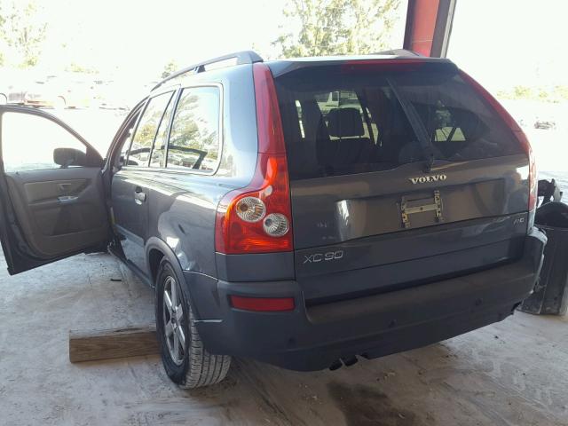 YV4CZ592761227545 - 2006 VOLVO XC90 GRAY photo 3