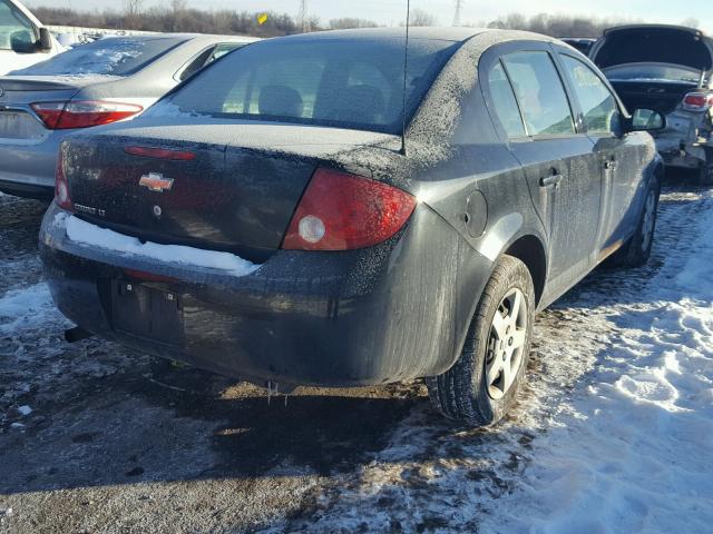 1G1AL55F777243403 - 2007 CHEVROLET COBALT LT CHARCOAL photo 4