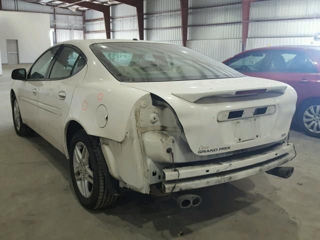 2G2WR554771111284 - 2007 PONTIAC GRAND PRIX Սպիտակ լուսանկար 3