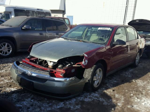 1G1ZT548X5F278140 - 2005 CHEVROLET MALIBU LS 红色 照片 2