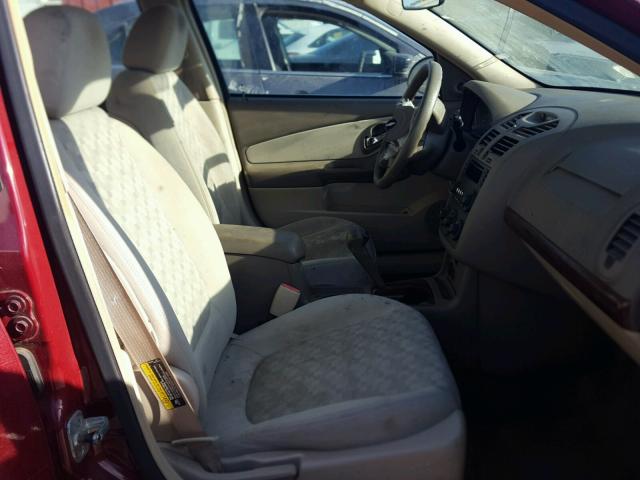 1G1ZT548X5F278140 - 2005 CHEVROLET MALIBU LS 红色 照片 5