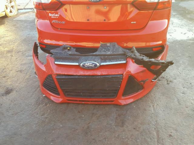 1FAHP3F27CL241037 - 2012 FORD FOCUS SE RED photo 9