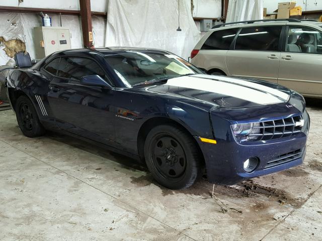 2G1FB1ED3B9130846 - 2011 CHEVROLET CAMARO LT BLUE photo 1