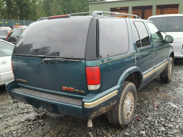 1GKDT13W7T2562506 - 1996 GMC JIMMY Կանաչ լուսանկար 4