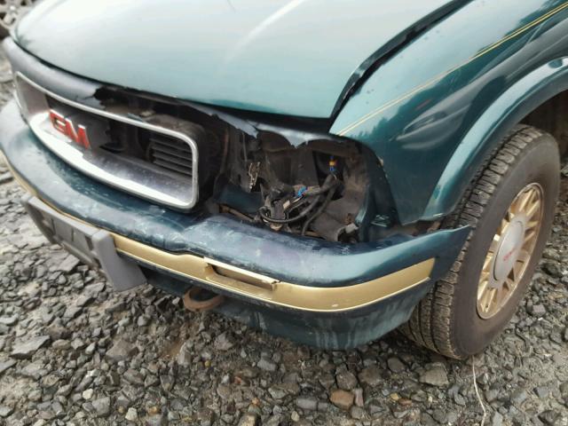 1GKDT13W7T2562506 - 1996 GMC JIMMY Կանաչ լուսանկար 9