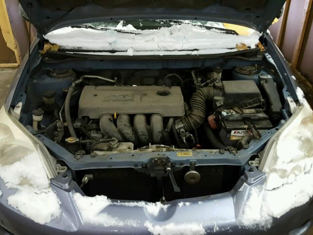 2T1KR32EX5C400041 - 2005 TOYOTA COROLLA MA BLUE photo 7