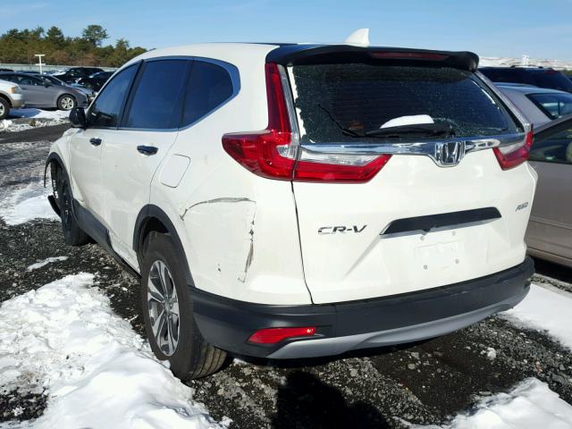 2HKRW6H35HH202290 - 2017 HONDA CR-V LX WHITE photo 3