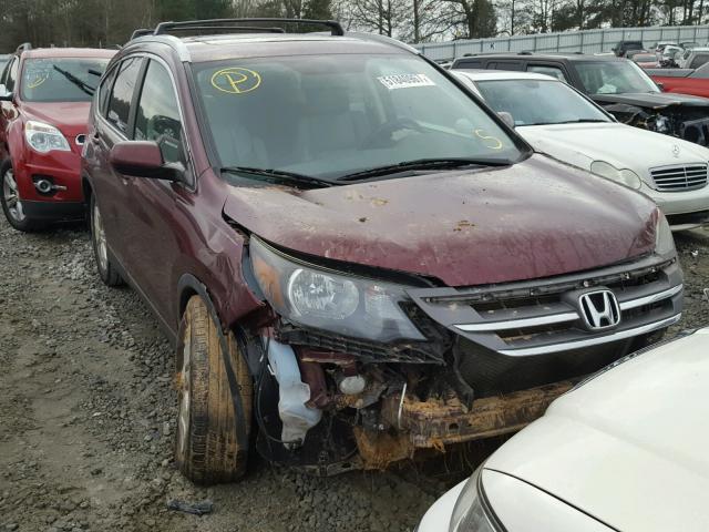 5J6RM3H78CL028897 - 2012 HONDA CR-V EXL BURGUNDY photo 9