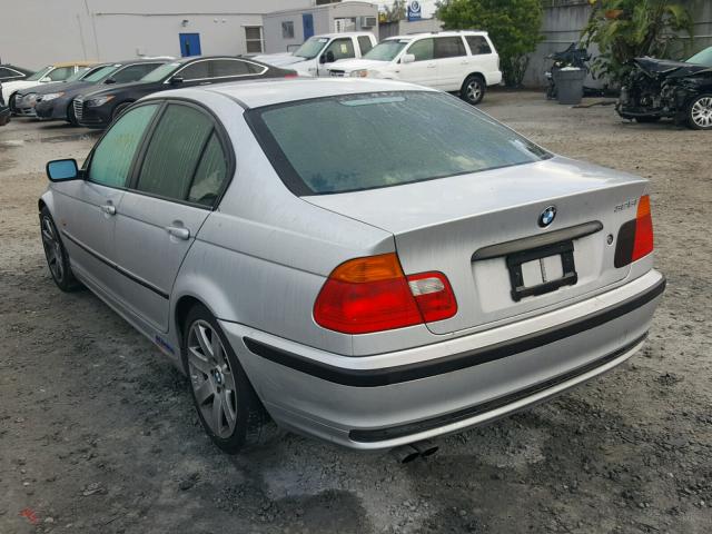 WBAAV33431FU79578 - 2001 BMW 325 I SILVER photo 3