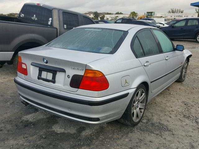 WBAAV33431FU79578 - 2001 BMW 325 I SILVER photo 4