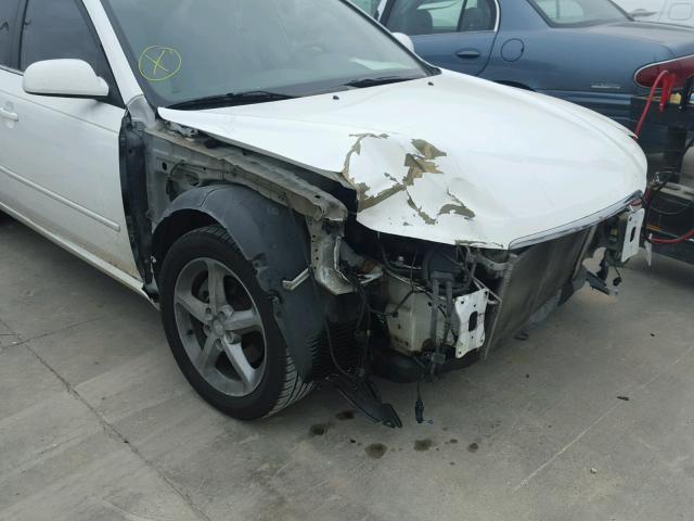 5NPEU46F96H119979 - 2006 HYUNDAI SONATA GLS WHITE photo 9