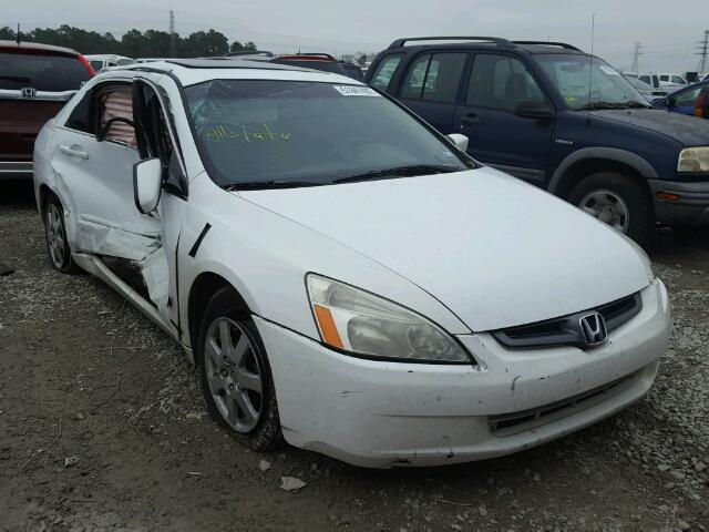 1HGCM66545A025350 - 2005 HONDA ACCORD EX WHITE photo 1