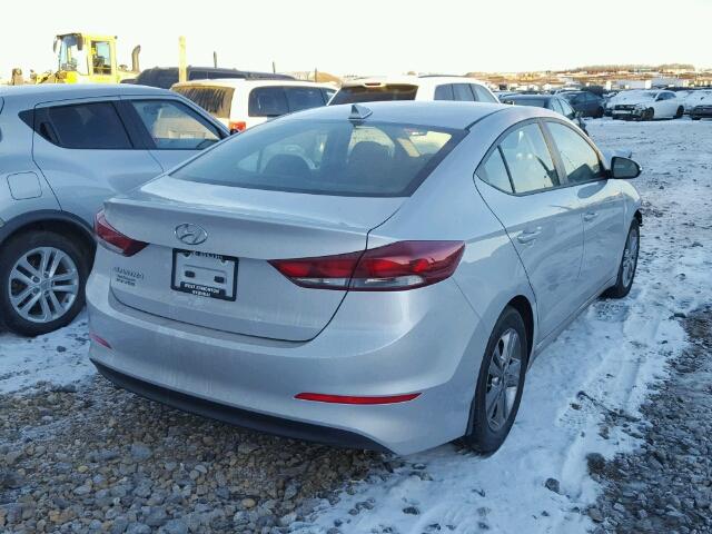 KMHD84LF8HU426407 - 2017 HYUNDAI ELANTRA SE SILVER photo 4