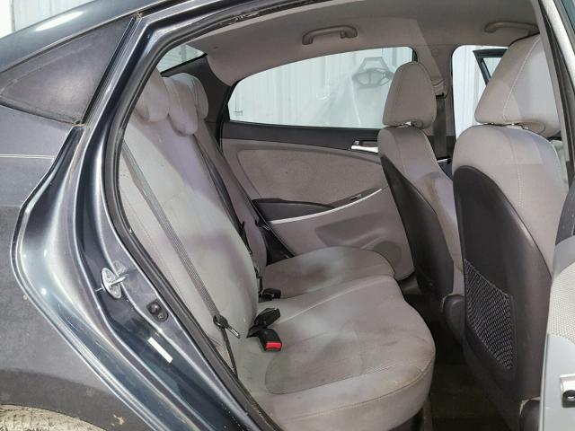 KMHCT4AE1DU389487 - 2013 HYUNDAI ACCENT GLS GRAY photo 6