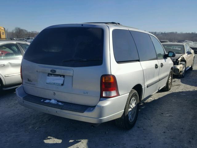 2FMZA51422BA75671 - 2002 FORD WINDSTAR L GRAY photo 4