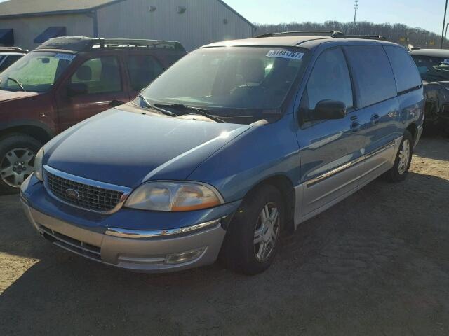 2FMZA53463BA20364 - 2003 FORD WINDSTAR S BLUE photo 2