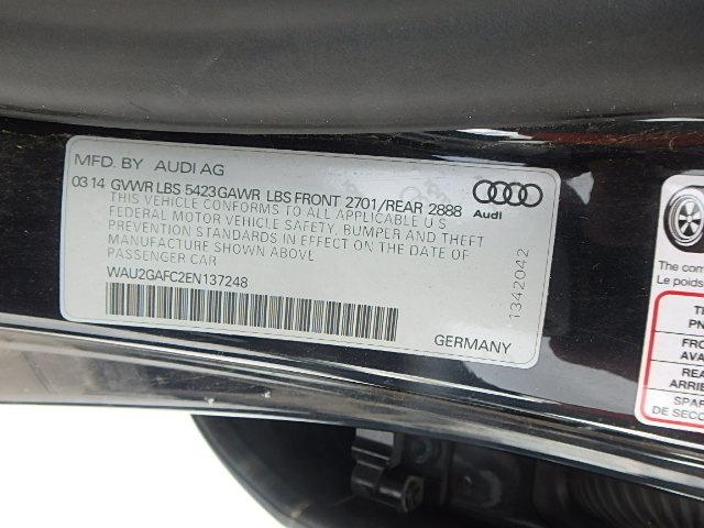 WAU2GAFC2EN137248 - 2014 AUDI A7 PRESTIG BLACK photo 10