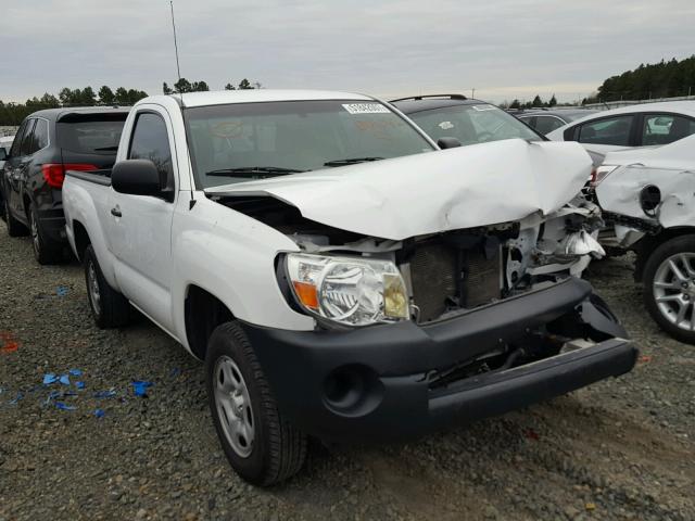 5TFNX4CN4BX004062 - 2011 TOYOTA TACOMA WHITE photo 1