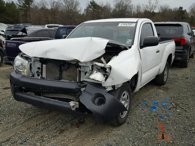 5TFNX4CN4BX004062 - 2011 TOYOTA TACOMA WHITE photo 2