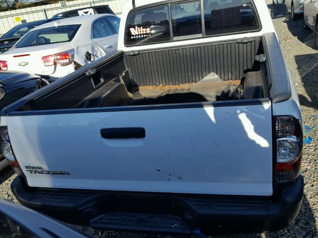 5TFNX4CN4BX004062 - 2011 TOYOTA TACOMA WHITE photo 6