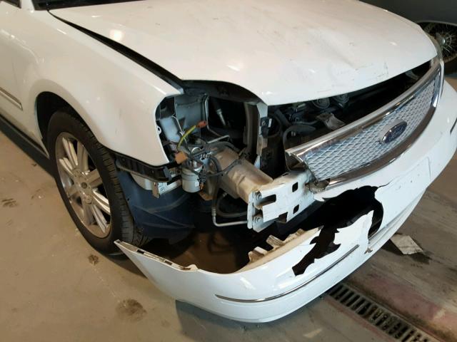 1FAHP28175G124634 - 2005 FORD FIVE HUNDR WHITE photo 9