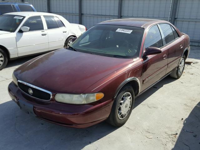 2G4WS52J621184872 - 2002 BUICK CENTURY CU MAROON photo 2