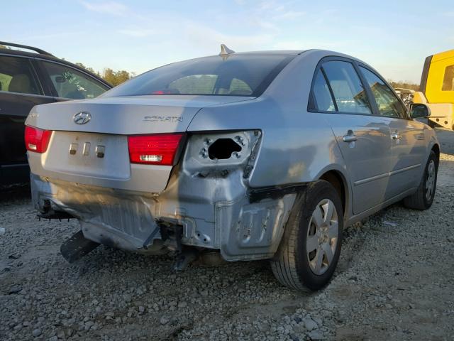 5NPET4AC0AH596423 - 2010 HYUNDAI SONATA GLS SILVER photo 4