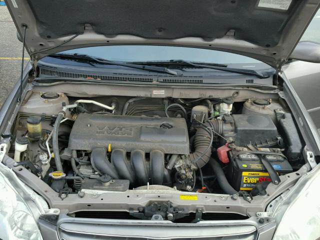 2T1BR38E74C254767 - 2004 TOYOTA COROLLA CE GRAY photo 7