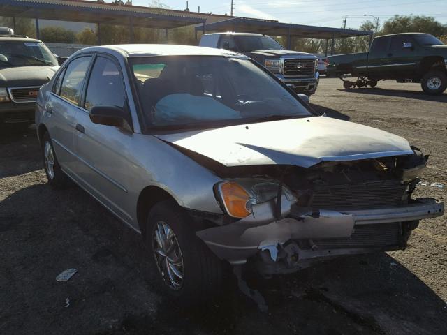 2HGES16501H554713 - 2001 HONDA CIVIC LX SILVER photo 1