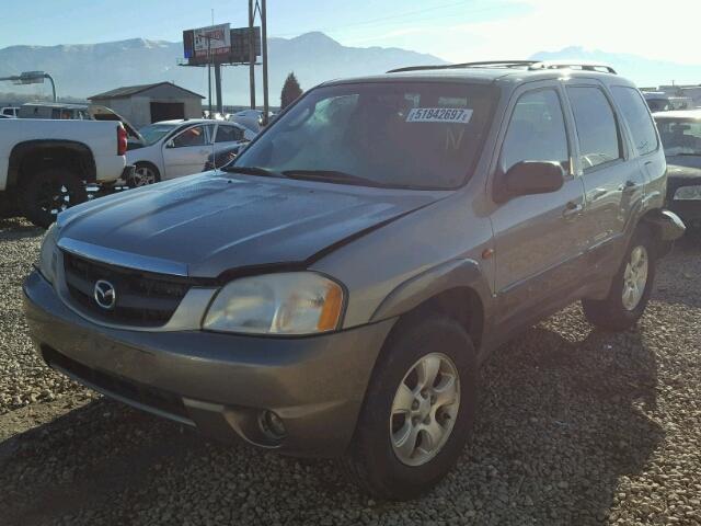 4F2YU08151KM06303 - 2001 MAZDA TRIBUTE LX BROWN photo 2