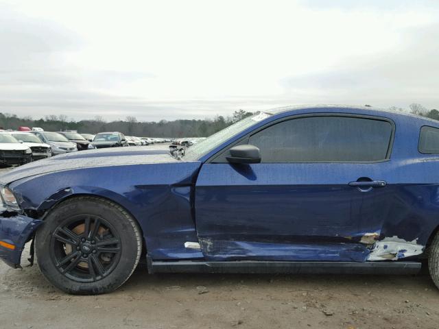 1ZVBP8AMXC5274640 - 2012 FORD MUSTANG BLUE photo 9