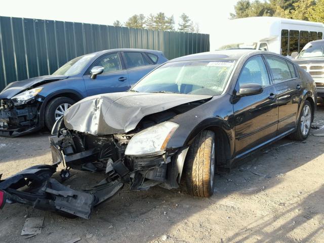 1N4BA41EX8C838169 - 2008 NISSAN MAXIMA SE BLACK photo 2