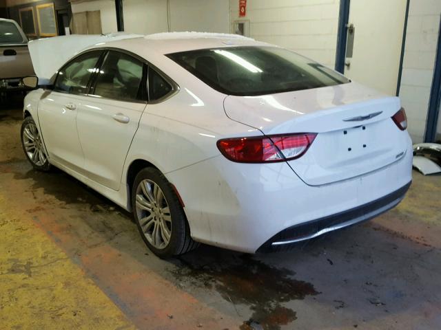 1C3CCCAB5FN536321 - 2015 CHRYSLER 200 LIMITE WHITE photo 3