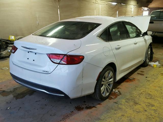 1C3CCCAB5FN536321 - 2015 CHRYSLER 200 LIMITE WHITE photo 4