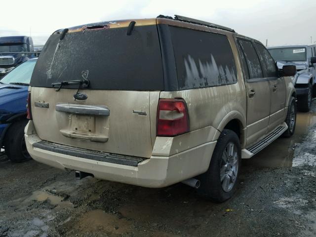 1FMFK19597LA02276 - 2007 FORD EXPEDITION WHITE photo 4