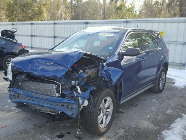 2CNALBEW0A6303949 - 2010 CHEVROLET EQUINOX LS BLUE photo 2