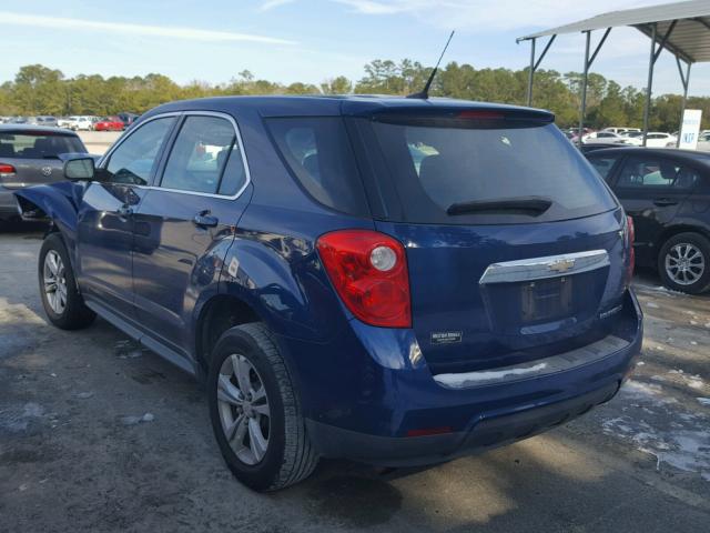 2CNALBEW0A6303949 - 2010 CHEVROLET EQUINOX LS BLUE photo 3