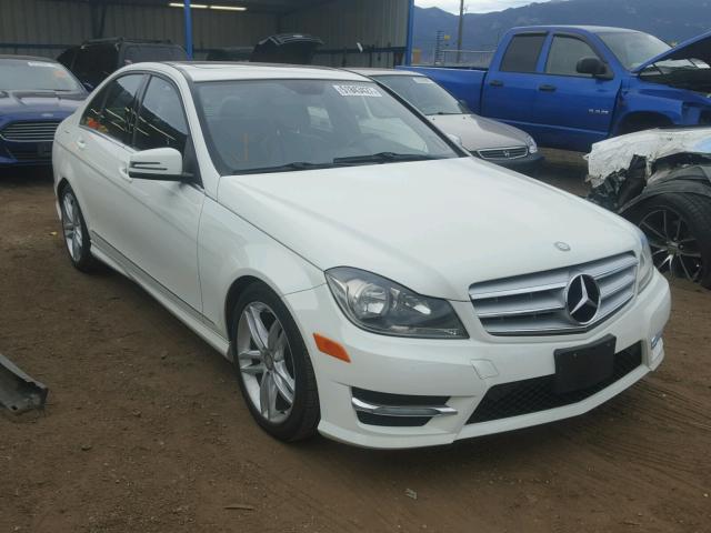 WDDGF8BBXCR194598 - 2012 MERCEDES-BENZ C 300 4MAT WHITE photo 1