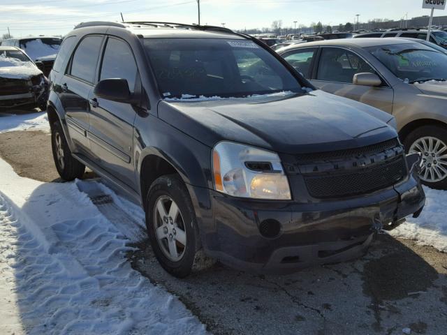 2CNDL33F086284383 - 2008 CHEVROLET EQUINOX LT BLACK photo 1