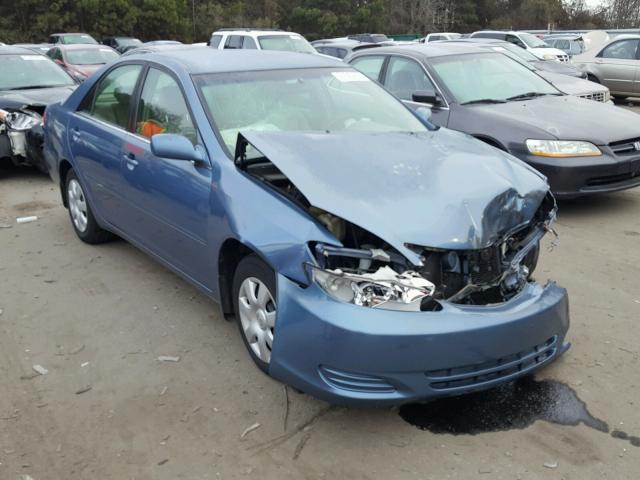 4T1BE32K52U619744 - 2002 TOYOTA CAMRY LE BLUE photo 1