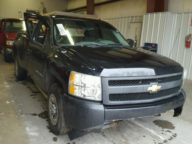 1GCEC14X18Z274857 - 2008 CHEVROLET SILVERADO BLACK photo 1