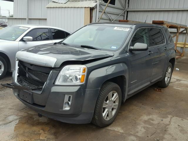 2GKALMEK0D6115681 - 2013 GMC TERRAIN SL TEAL photo 2