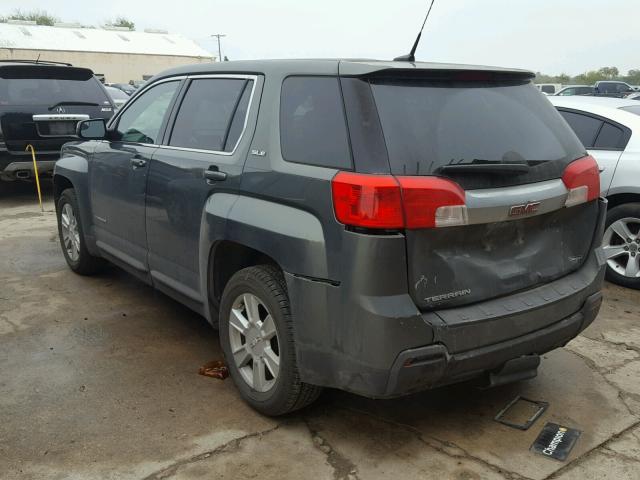 2GKALMEK0D6115681 - 2013 GMC TERRAIN SL TEAL photo 3